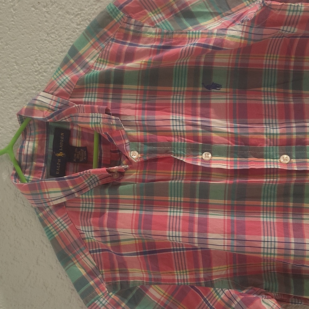 Ralph Lauren Multicolor Plaid Button Down Shirt